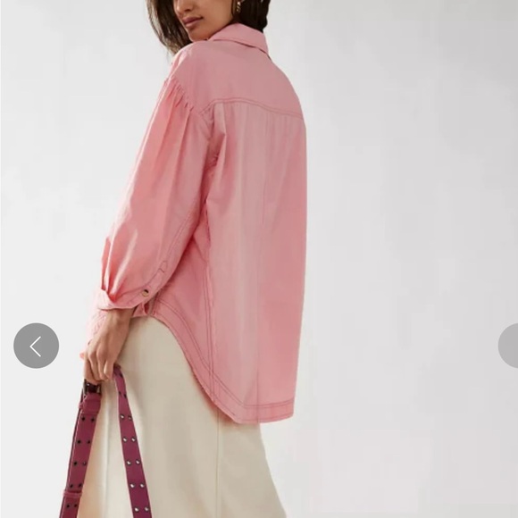 NWOT free people happy hour popplin - Picture 2 of 5